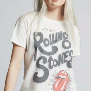 NWT ROLLING STONES BUS TRIP MINERAL WASH TSHIRT by Recycled Karma
